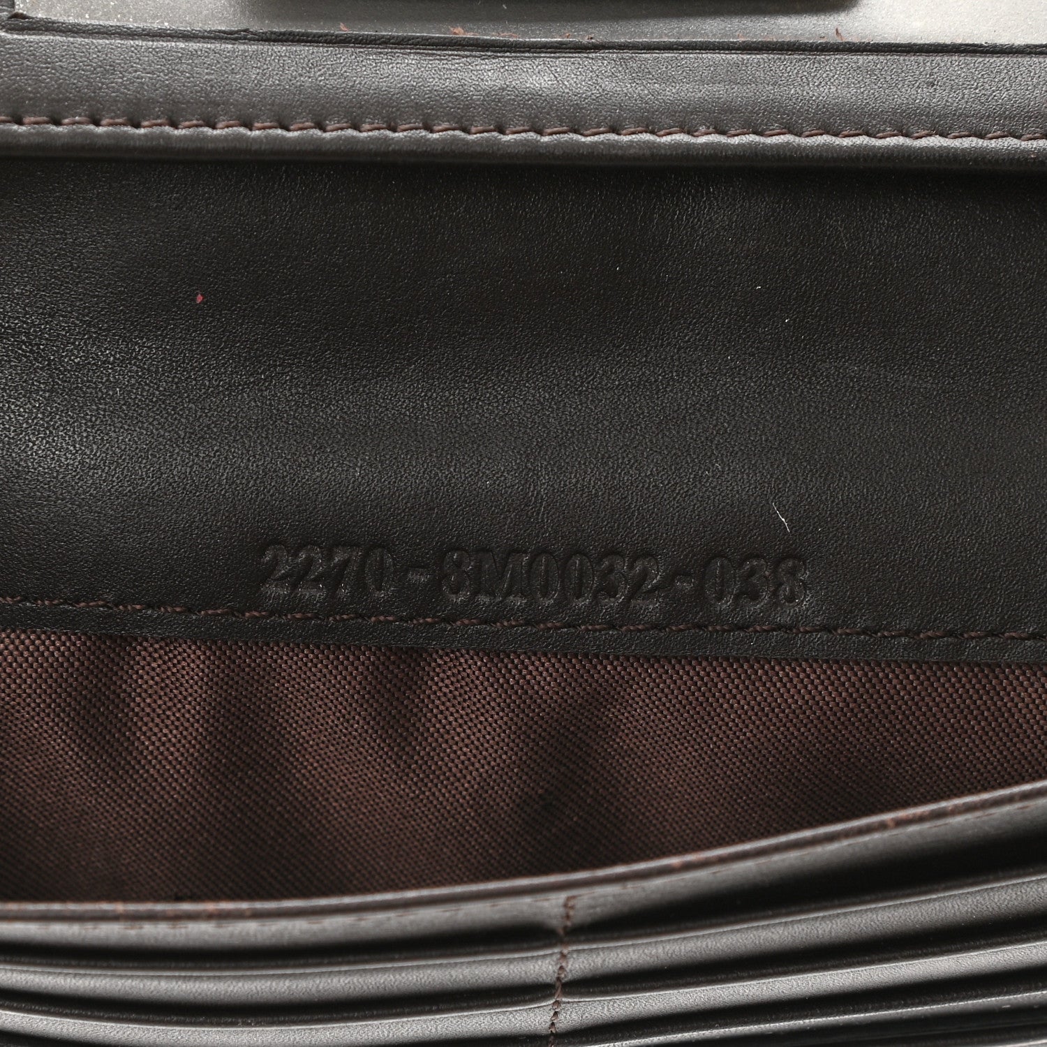 Fendi Zucchino Forever Continental Wallet Tobacco 8 of 8