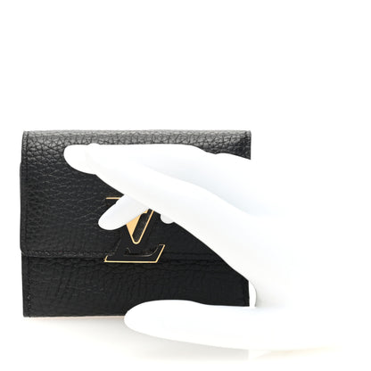 Louis Vuitton Taurillon Capucines XS Wallet Black 2 of 6