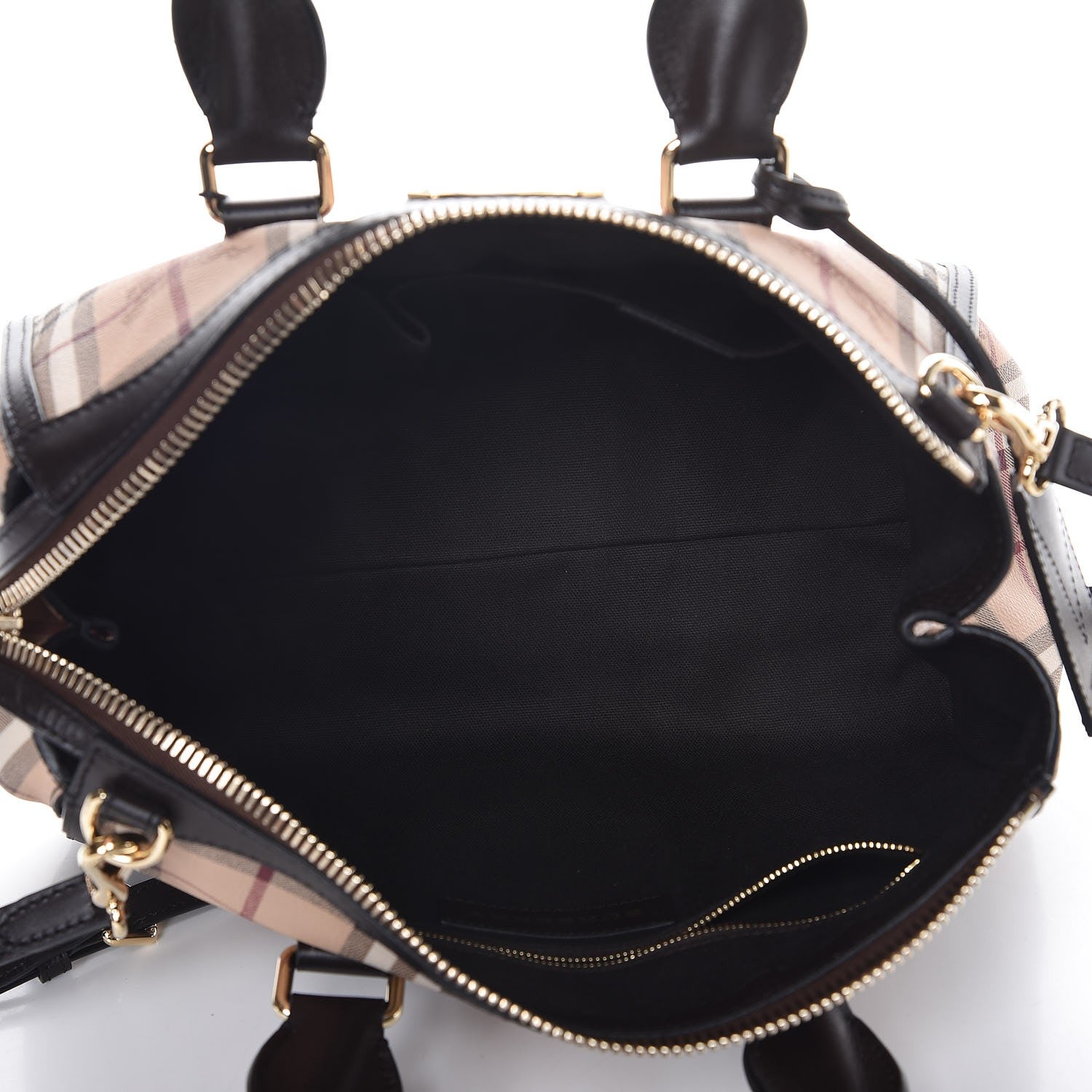 Burberry Haymarket Check Small Gladstone Chocolate 5 of 9
