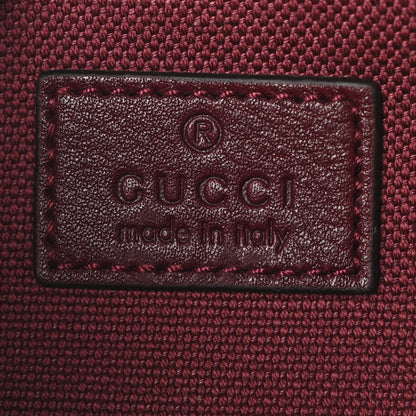 Gucci Crepe Wool Silk GG Monogram Go Small Shoulder Bag Rosso Ancora 7 of 11