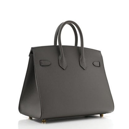 Hermes Epsom Birkin Sellier 25 Gris Meyer 3 of 12