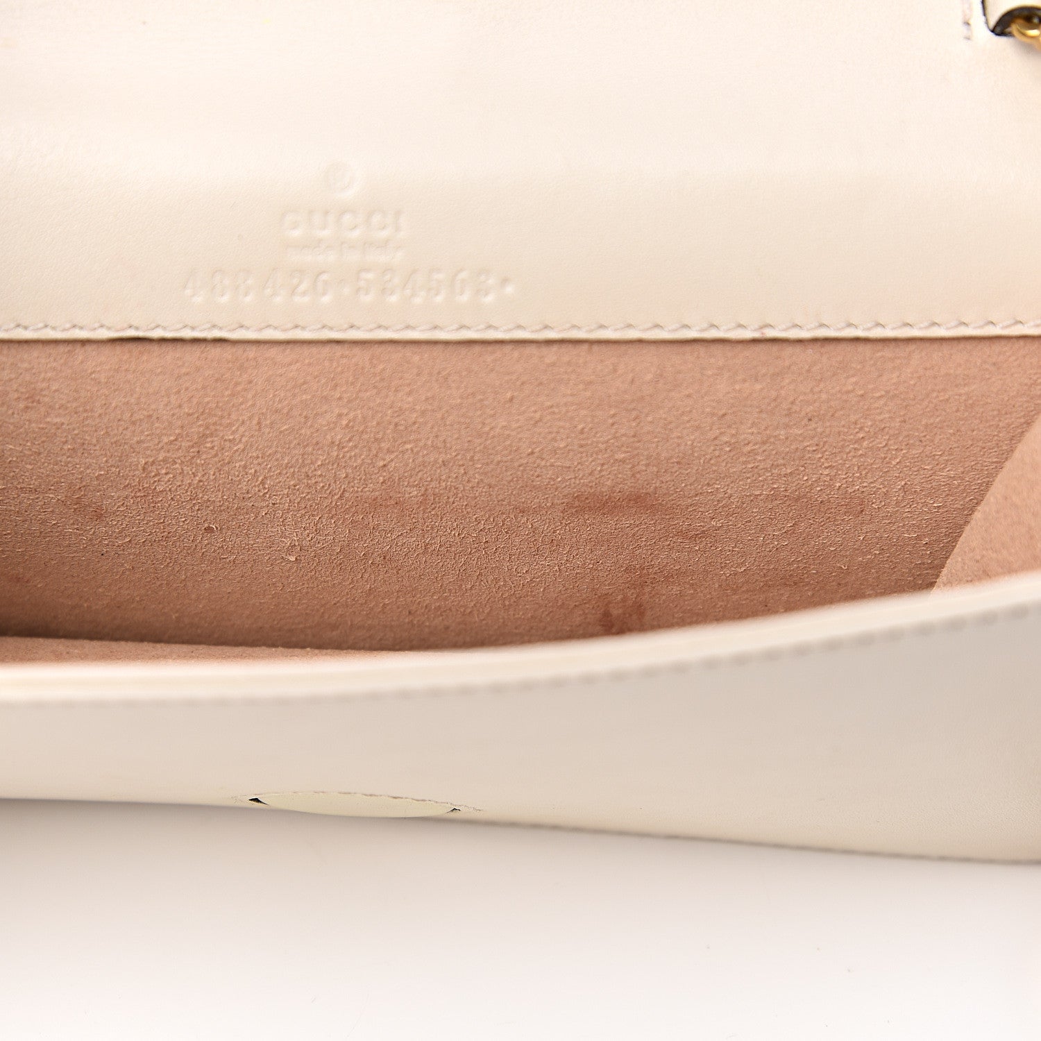 Gucci Calfskin Matelasse GG Marmont Mini Bag White 9 of 14