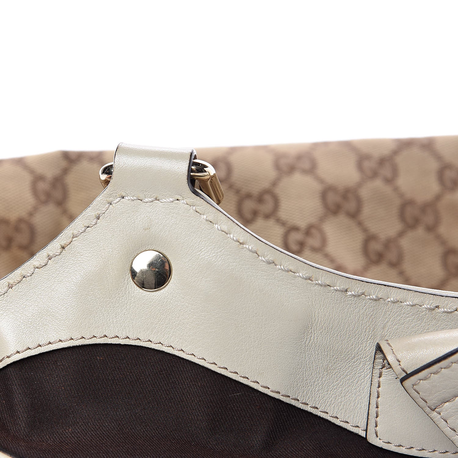 Gucci Monogram Medium Sukey Tote Off White 8 of 13