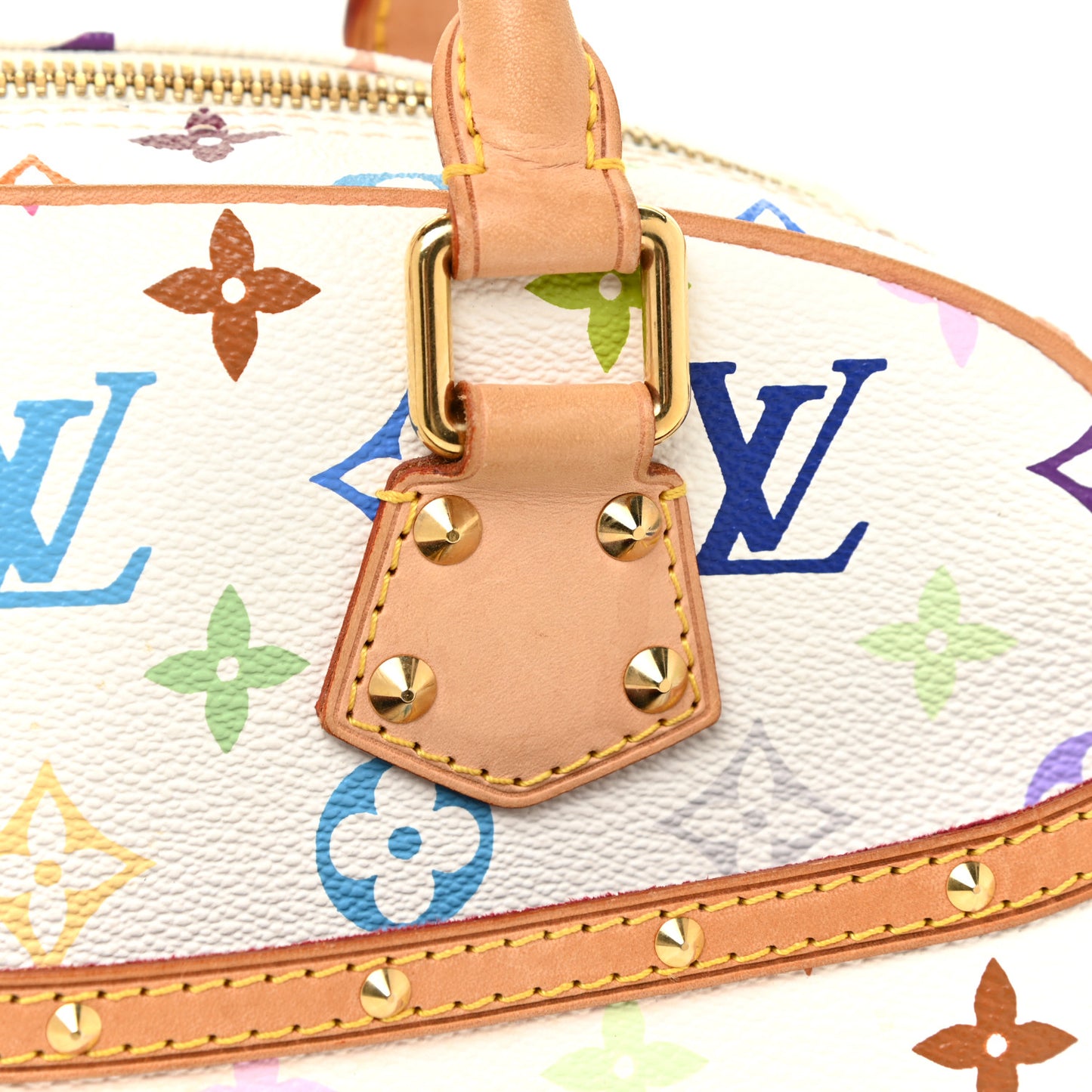 Monogram Multicolor Trouville White