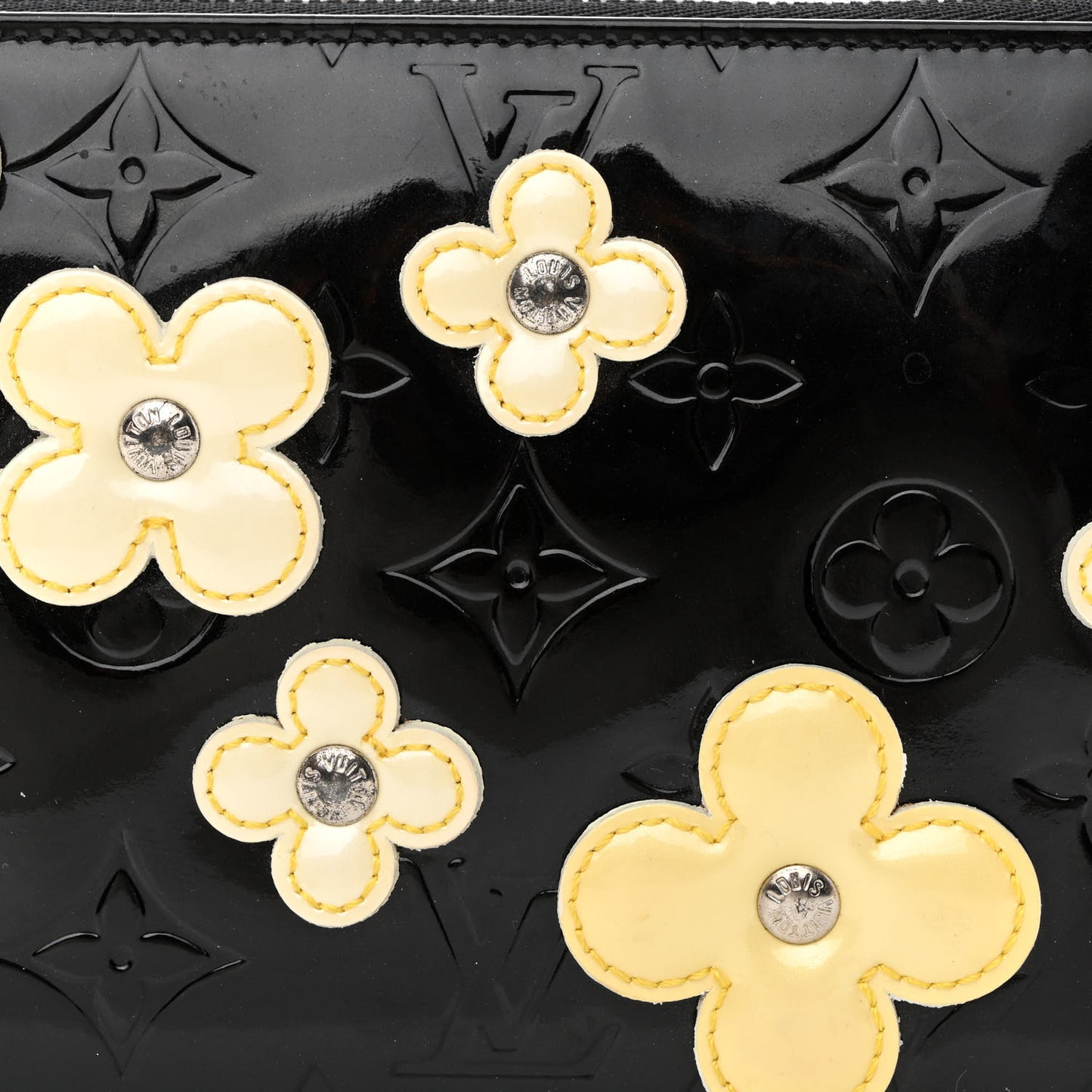 Vernis Lexington Fleurs Pochette Black