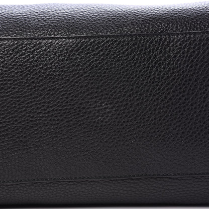 Gucci Cellarius Calfskin Bi-Color Ramble Layered Tote Black Camelia 10 of 11