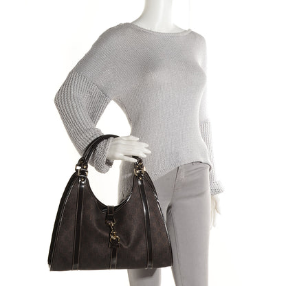 Gucci GG Plus Monogram Medium Joy Shoulder Bag Dark Brown 2 of 9
