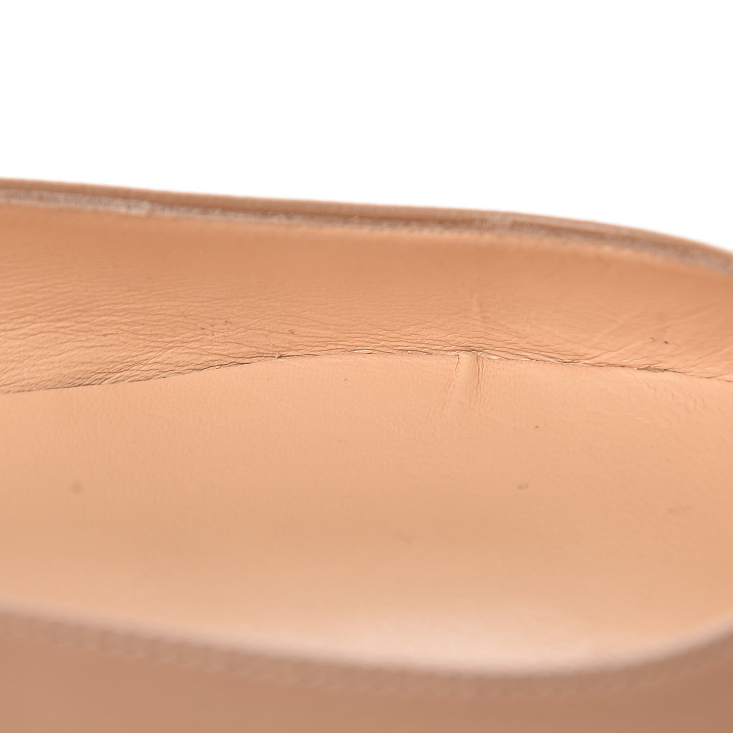 Nappa Eloise Flats 38.5 Nude