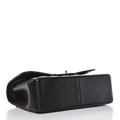 Chanel Caviar Quilted Jumbo Double Flap Black 5 of 9