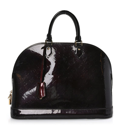 Louis Vuitton Vernis Alma GM Amarante 1 of 8