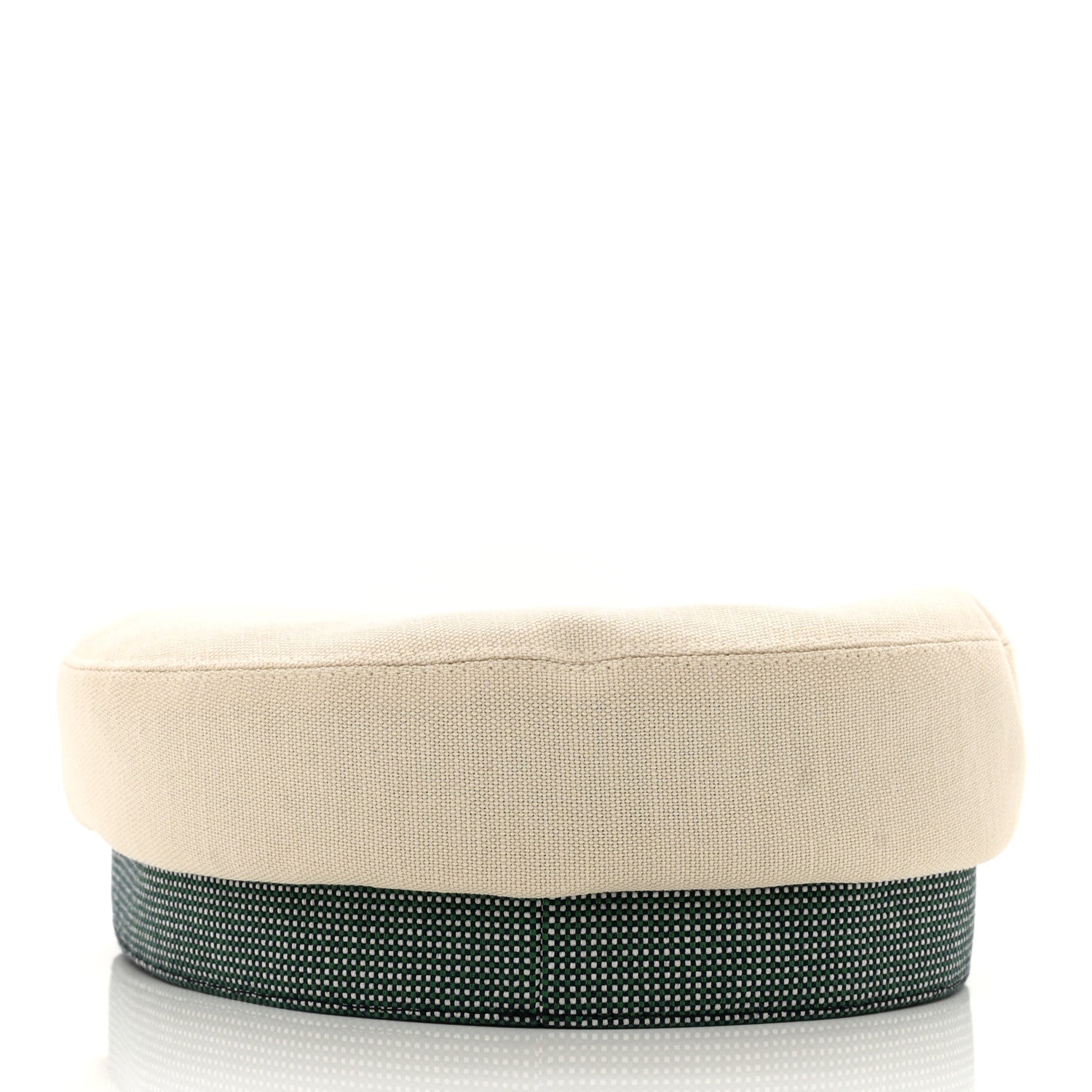 Hermes Cotton Hemp Cavale Pop Cap 57 Ecru Marine 4 of 7