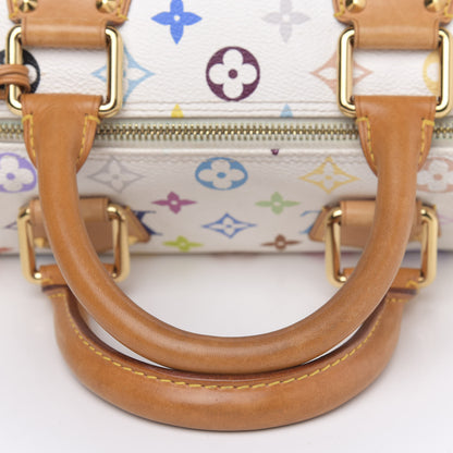 Louis Vuitton Monogram Multicolor Speedy 30 White 9 of 15
