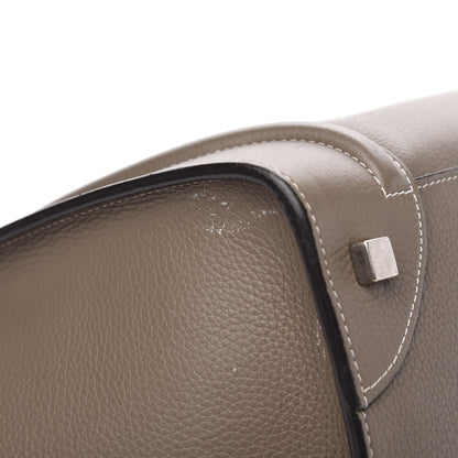 Celine Drummed Calfskin Mini Luggage Souris 12 of 16