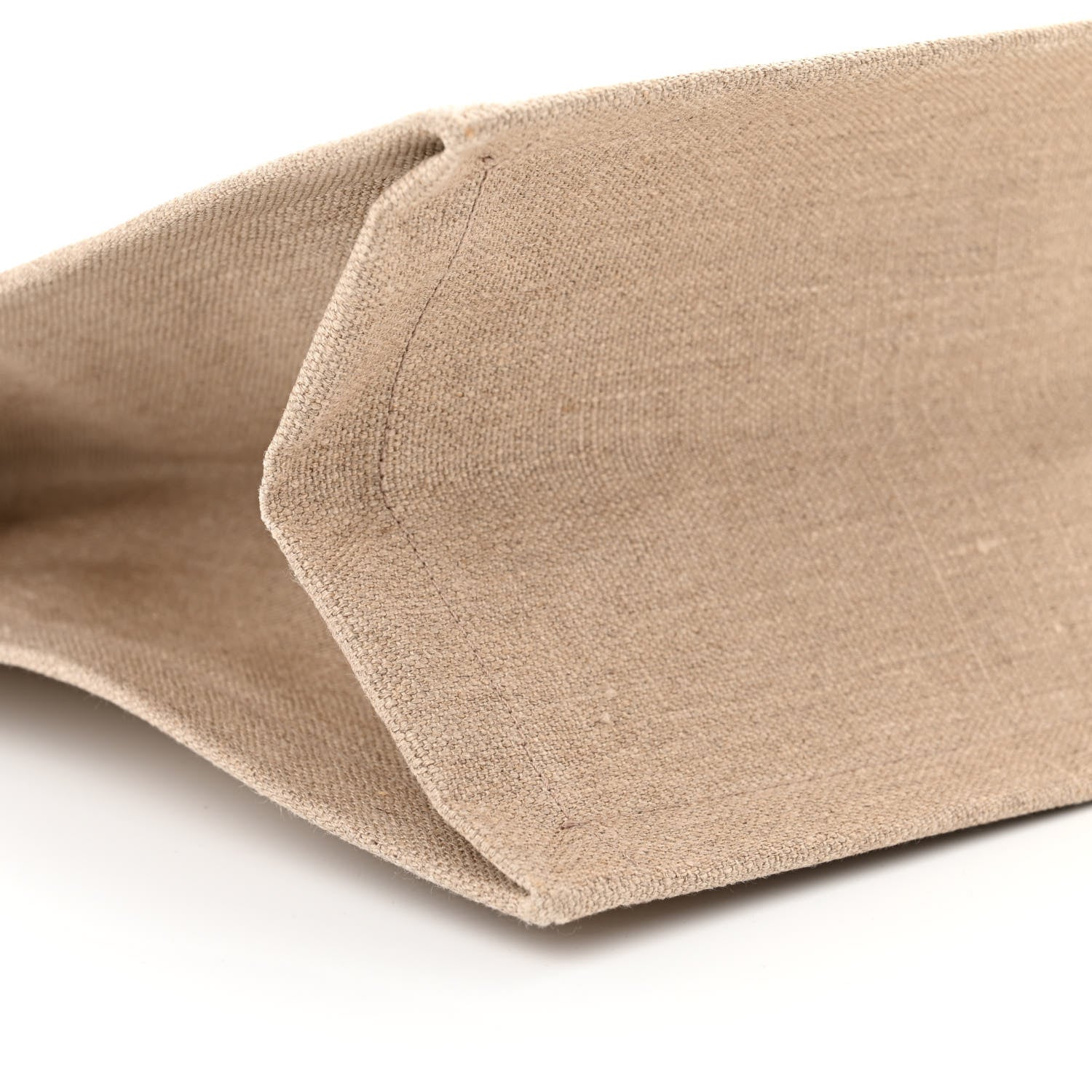 Saint Laurent Linen Calfskin Rive Gauche Tote Beige Sea Salt 8 of 9