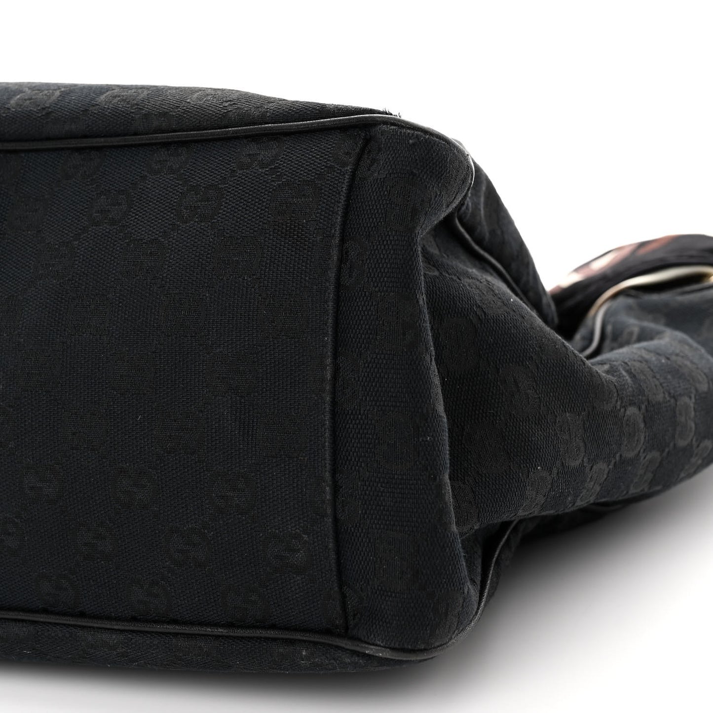 Monogram Large Positano Tote Black