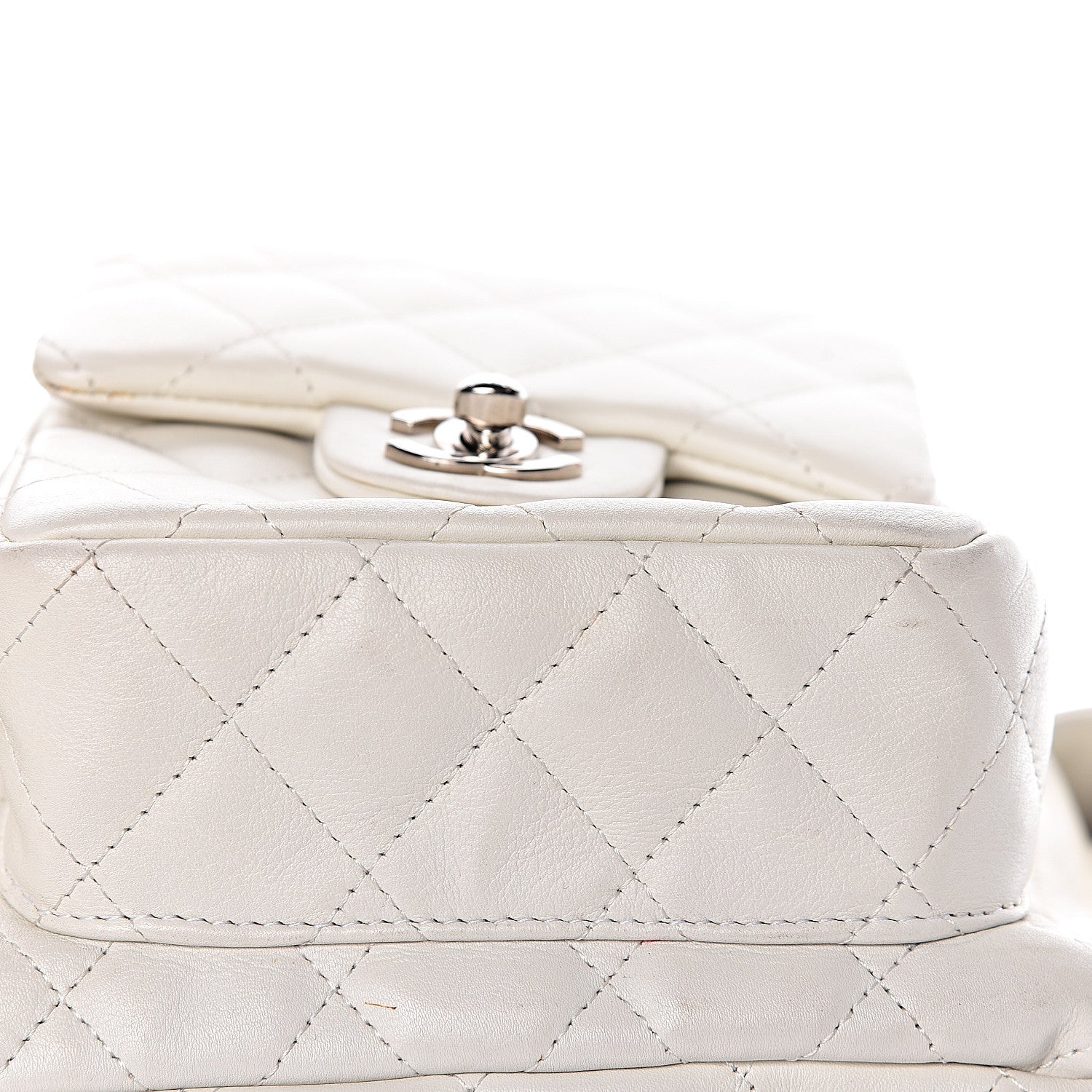 Chanel Calfskin Quilted Large Cambon Multipocket Reporter White 19 of 20