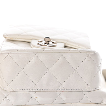 Chanel Calfskin Quilted Large Cambon Multipocket Reporter White 19 of 20