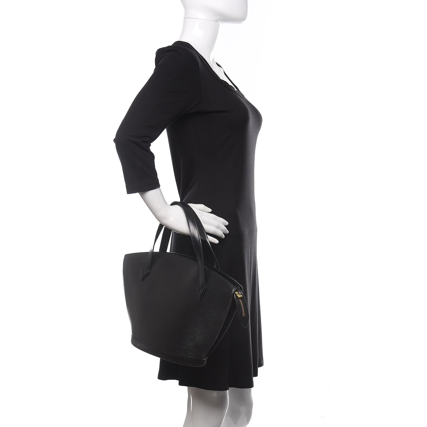 Louis Vuitton Epi Saint Jacques PM Black 2 of 15