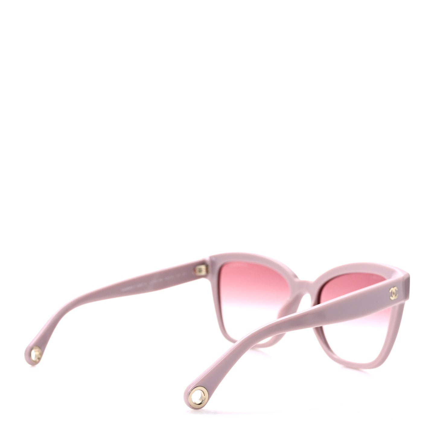 Acetate Chain Square Sunglasses 5487-A Pink