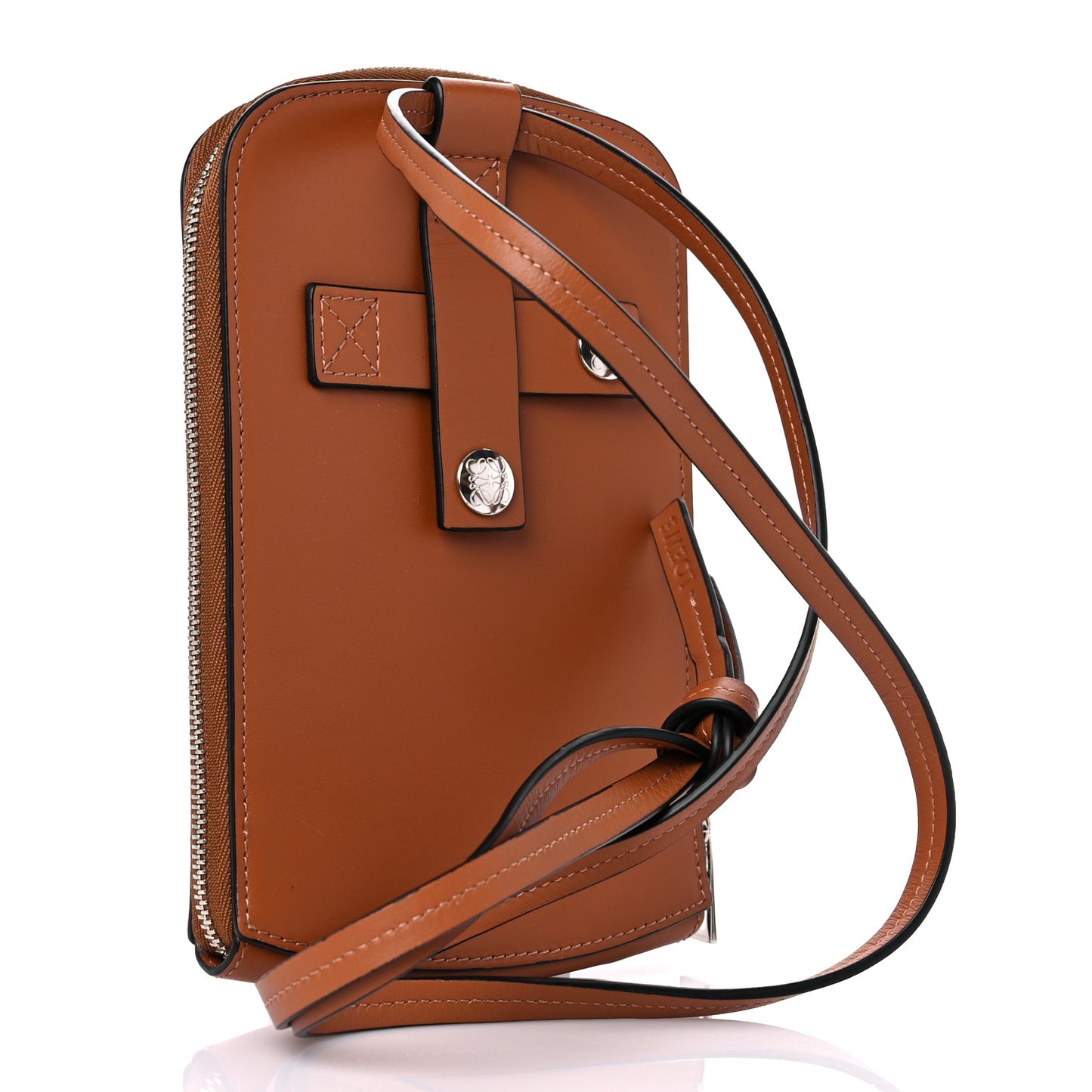 Soft Calfskin Anagram Pouch Tan