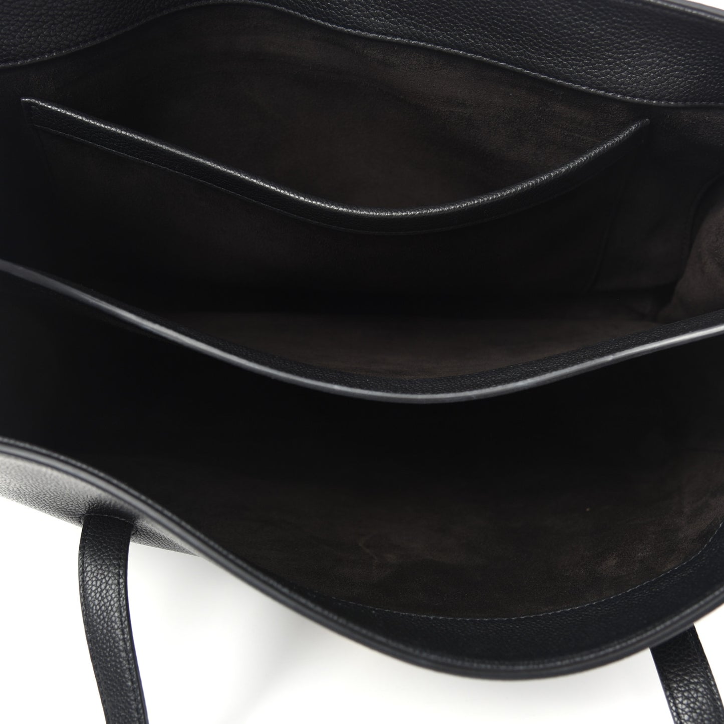 Supple Grained Calfskin Medium Soft 16 Bag Black