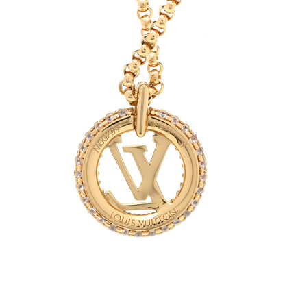 Louis Vuitton Metal Crystal Louise By Night Necklace 6 of 7