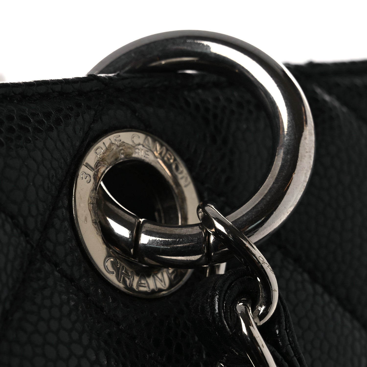 Chanel Caviar Quilted XL Grand Shopping Tote GST Black 12 of 12