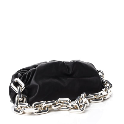 Bottega Veneta Calfskin The Pouch Chain Black 3 of 11