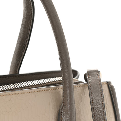 Miu Miu Crackled Goatskin Top Handle Tote Pomice Argilla 14 of 15