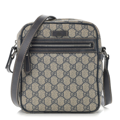 Gucci GG Plus Monogram Messenger Bag Navy 1 of 16