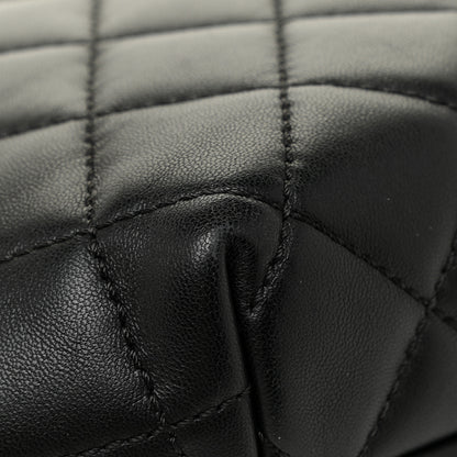 Chanel Lambskin Quilted Large Daily Supple Flap Black 14 of 20