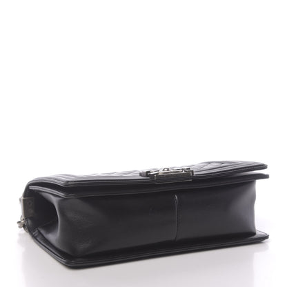 Chanel Calfskin Quilted Medium Boy Flap Black 4 of 14