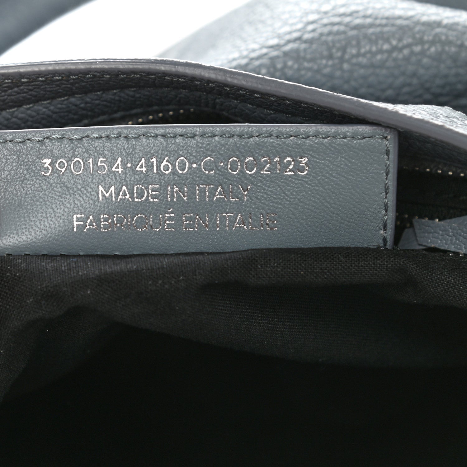 Balenciaga Chevre Silver Metallic Edge Hardware City Bleu Acier 7 of 10