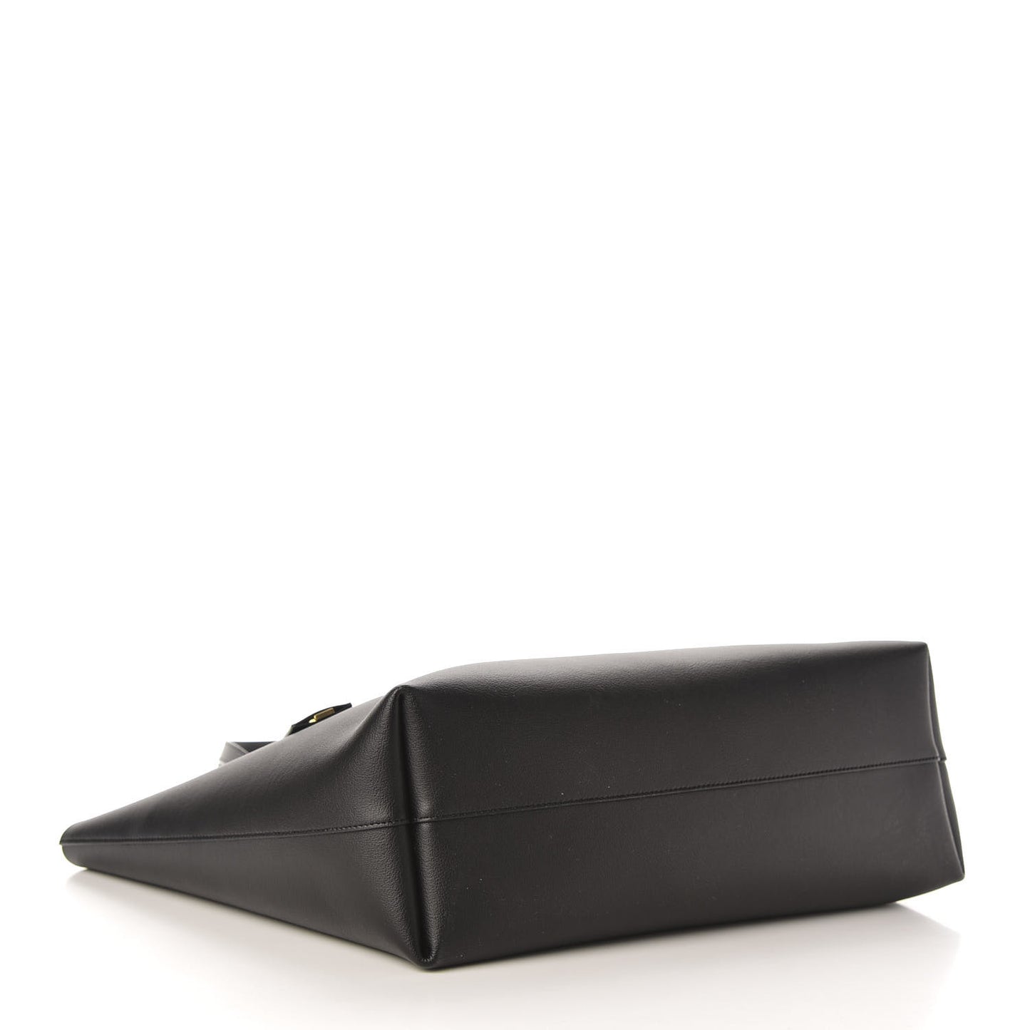 Calfskin Large Shopping Tote Black