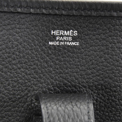 Hermes Taurillon Clemence Evelyne III GM Black 8 of 9