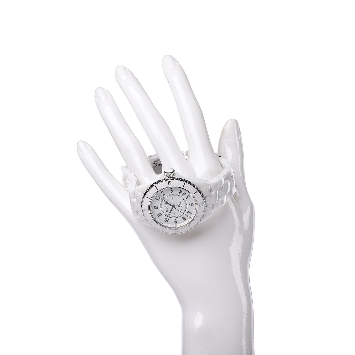 Stainless Steel Ceramic 38mm J12 Automatic Watch White