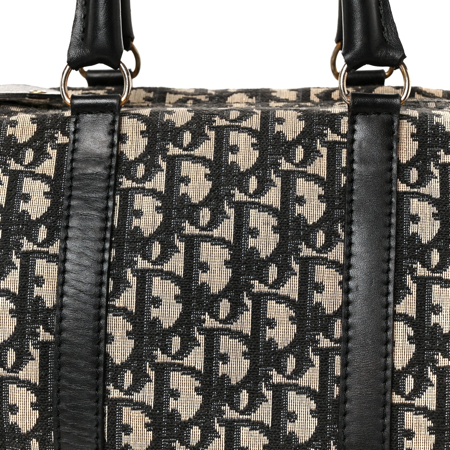 Christian Dior Monogram Boston Navy Blue 8 of 11