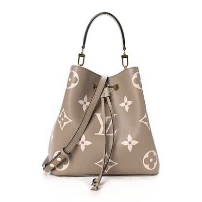 Louis Vuitton Empreinte Monogram Giant Neonoe MM Tourterelle Creme 1 of 10