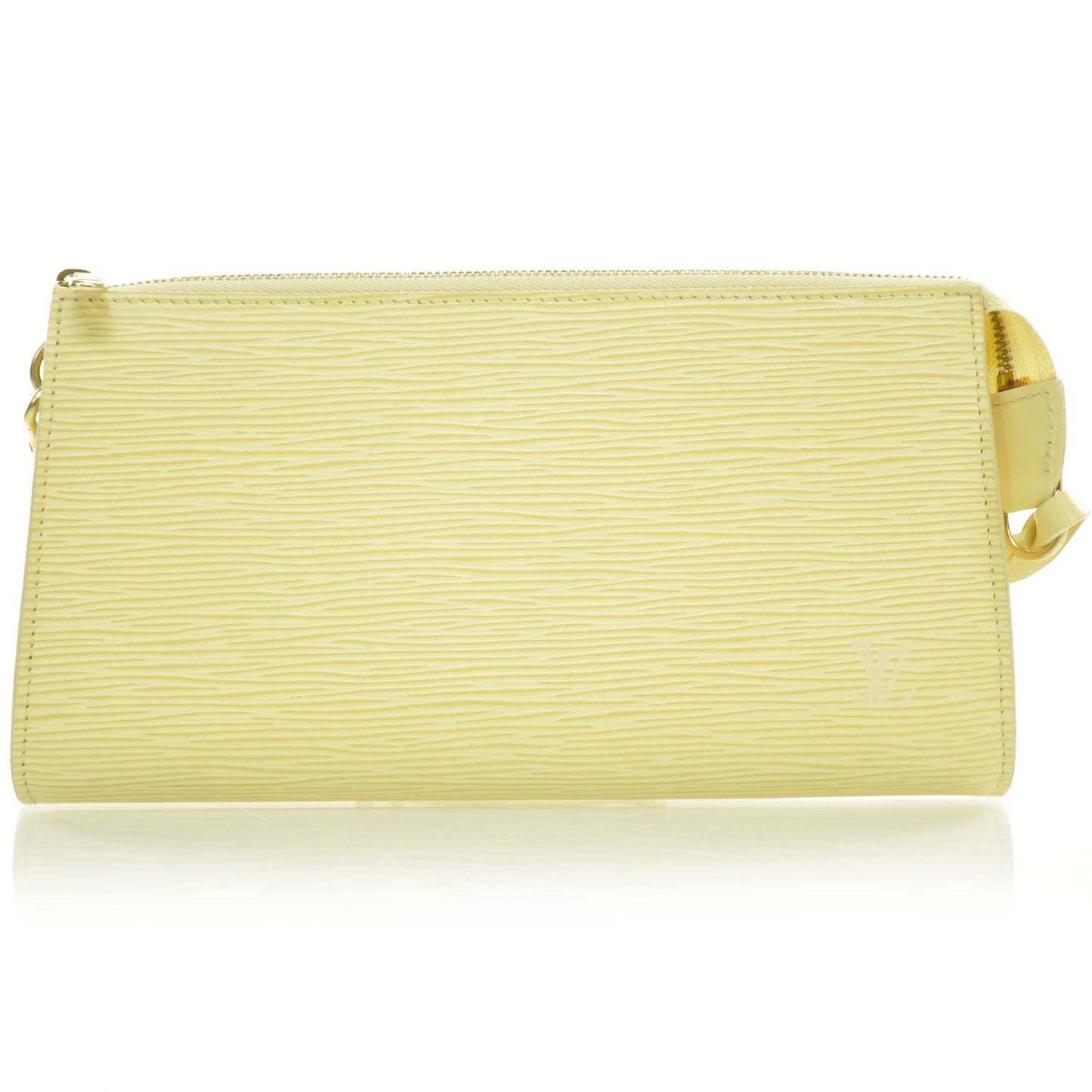 Epi Pochette Accessories Bag Vanilla