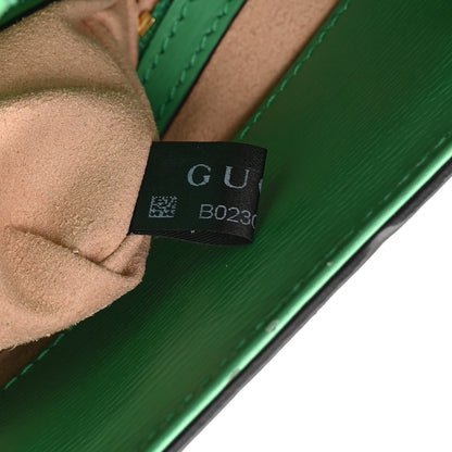 Gucci Calfskin Bamboo Web New Flora Small Nymphaea Top Handle Bag Green 9 of 12