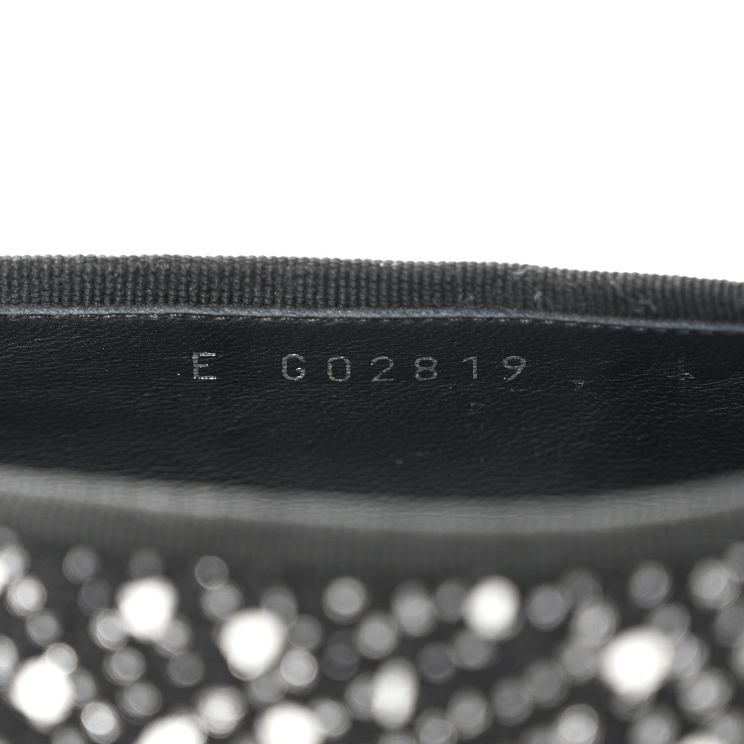 Chanel Tweed Crystal Grosgrain Cap Toe Ballerina Flats 39 Black White 6 of 8