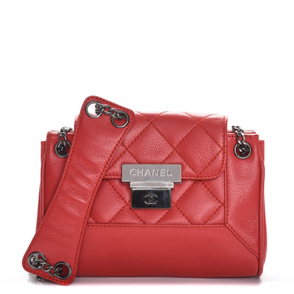 Chanel Caviar Small Accordion Flap Red 1 of 7