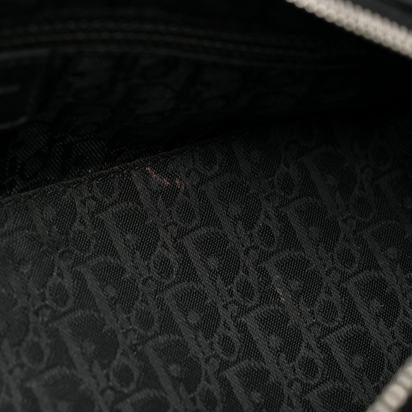 Calfskin Cannage Stitched Small Lady East West Lady Dior Black