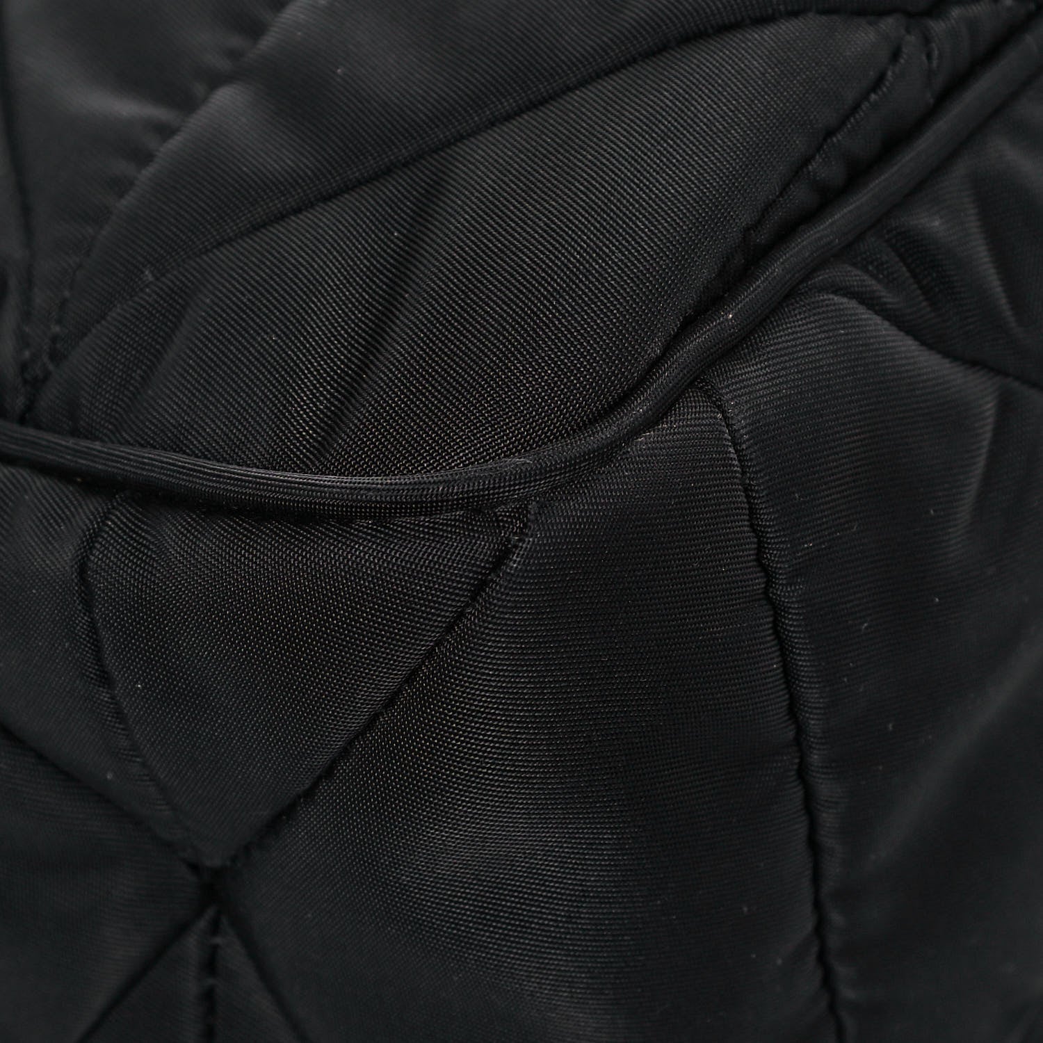 Prada Re-Nylon Quilted Padded Flap Shoulder Bag Black 9 of 10
