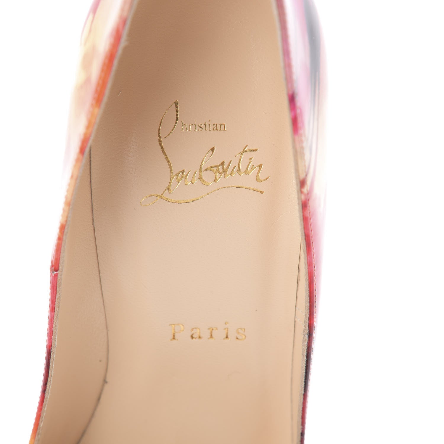 Christian Louboutin Patent Tie and Dye So Kate 120 Pumps 38.5 Multicolor 5 of 7
