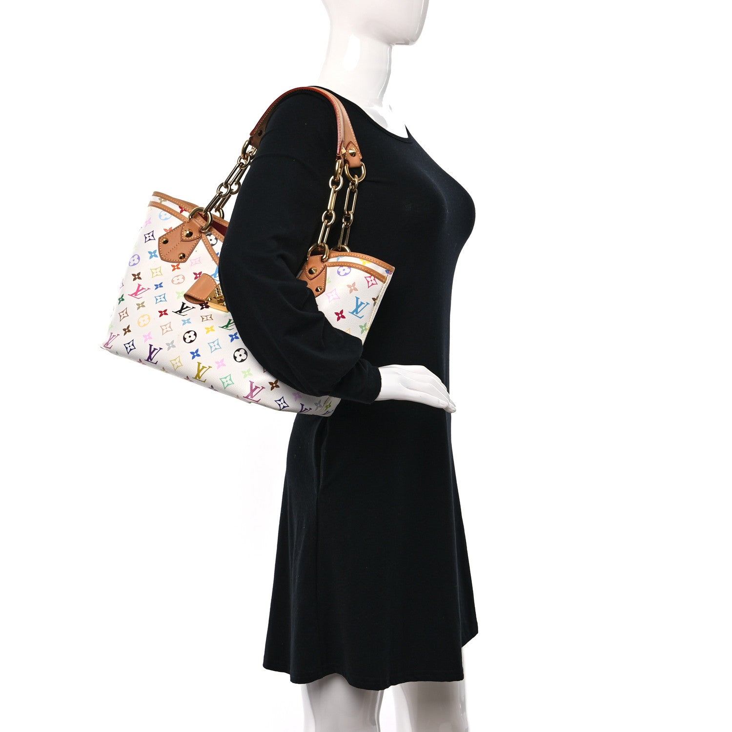 Louis Vuitton Monogram Multicolor Annie GM White 2 of 8