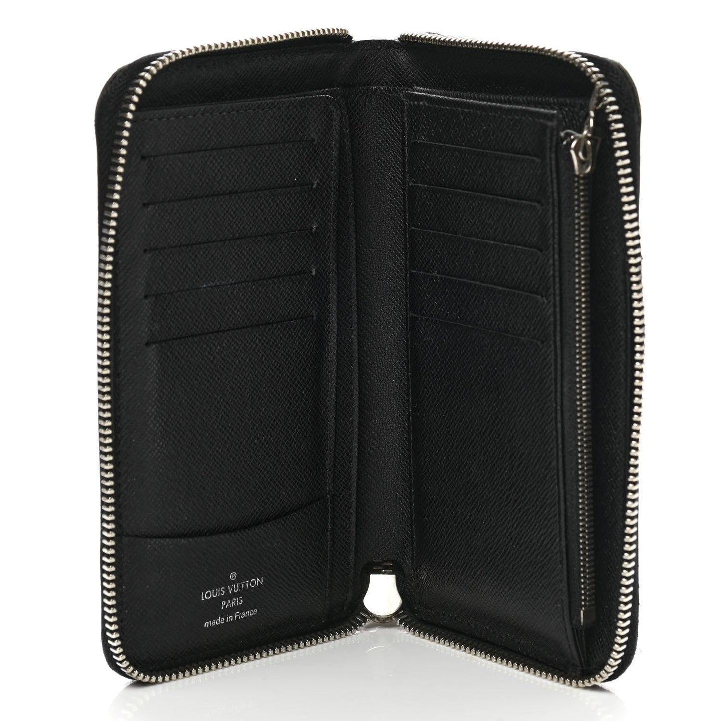 Epi Zippy Compact Wallet Black