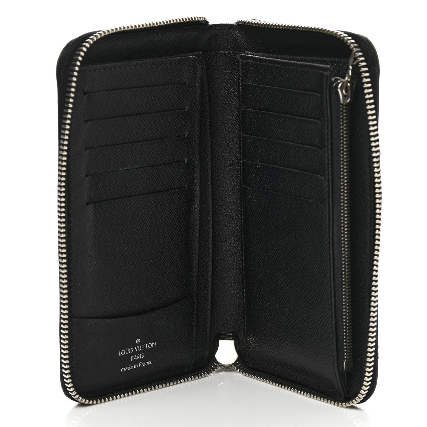 Louis Vuitton Epi Zippy Compact Wallet Black 5 of 8