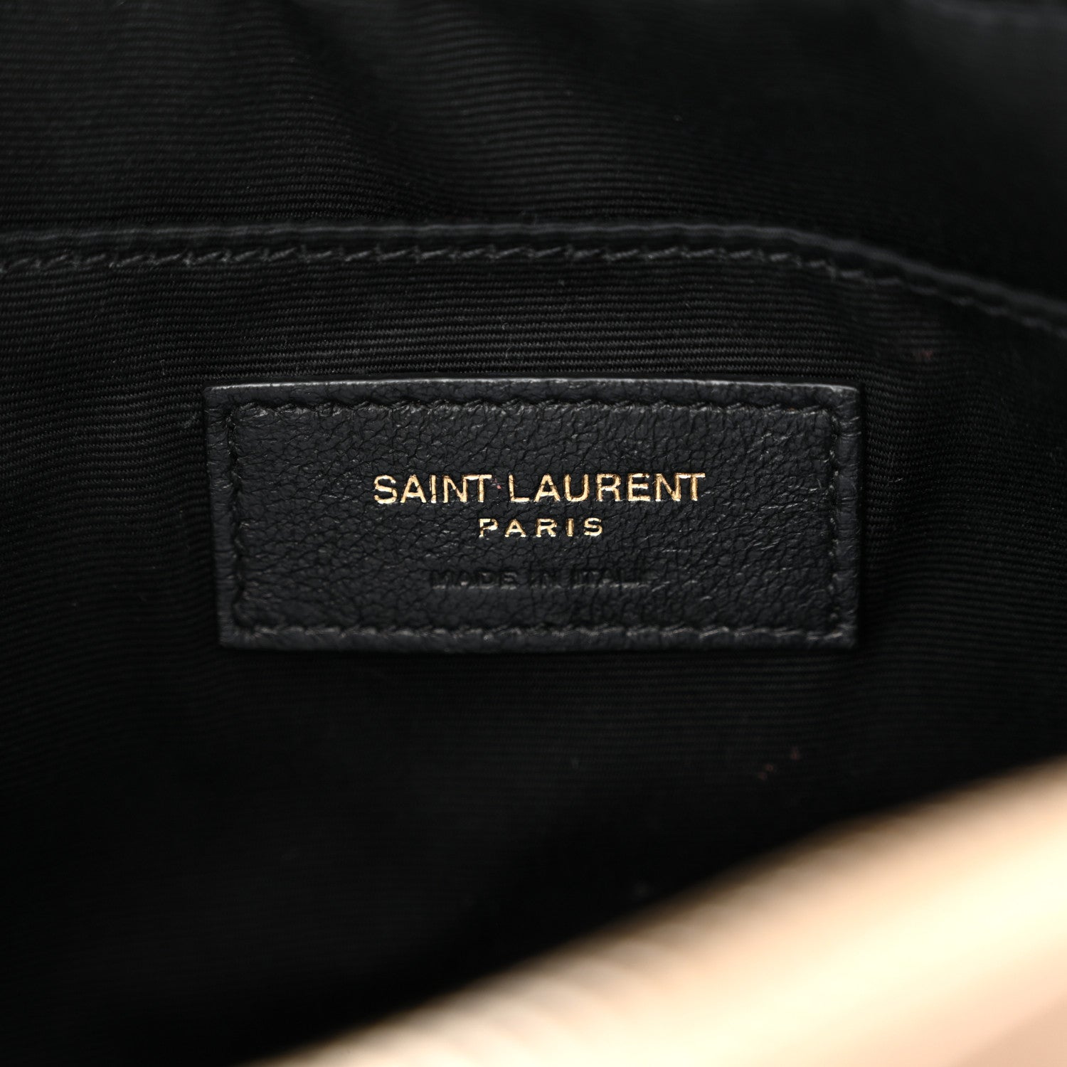 Saint Laurent Calfskin Matelasse Monogram Lou Camera Bag Dark Beige 6 of 12