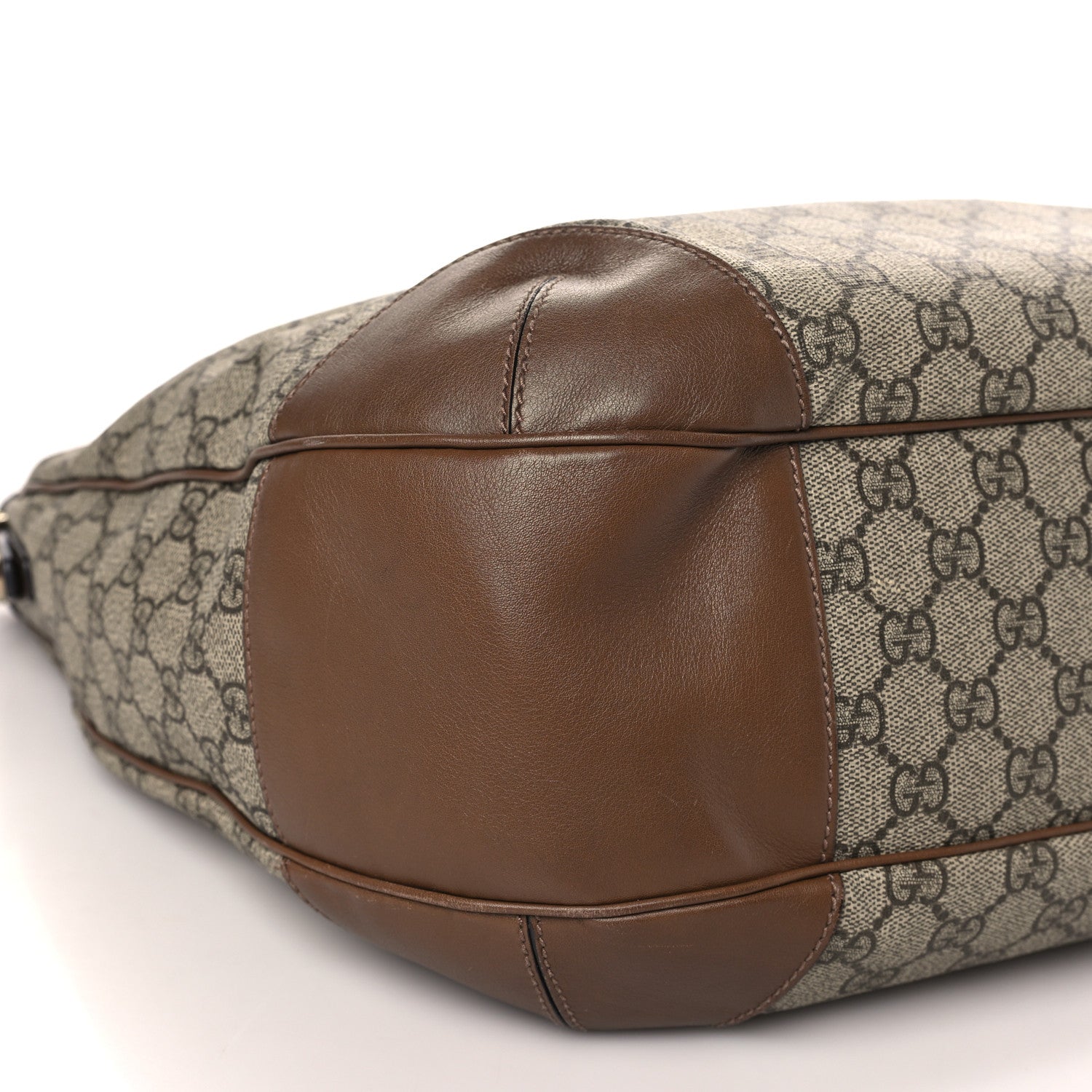 Gucci GG Supreme Monogram Margaux Calfskin Medium Nice Hobo Beige Ebony Acero 8 of 13